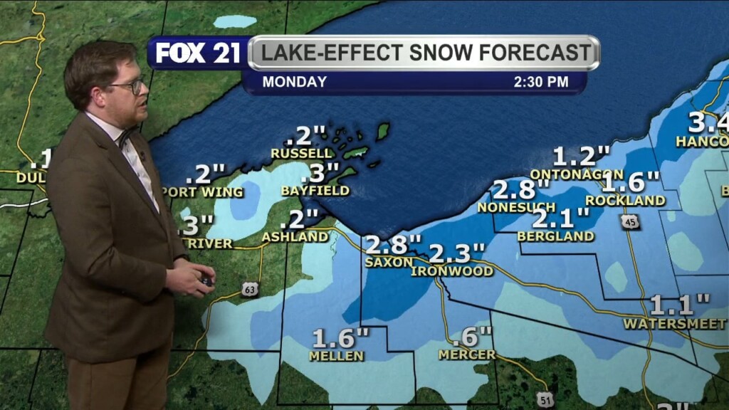 Sunday Evening Northland Forecast