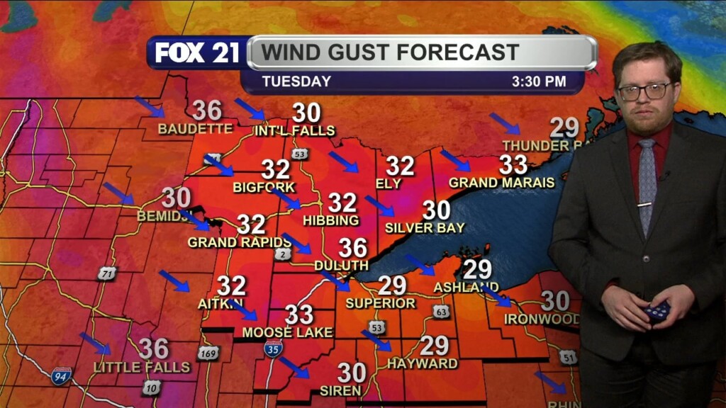 Monday Evening Northland Forecast