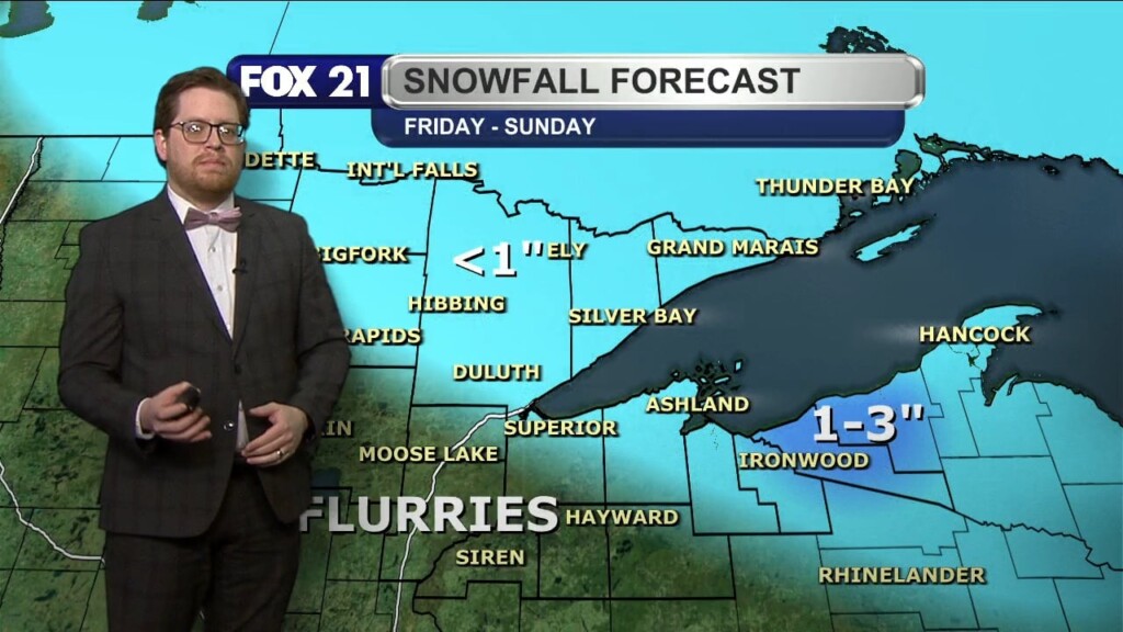 Thursday Evening Northland Forecast