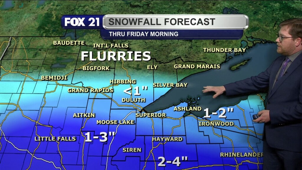 Thursday Evening Northland Forecast