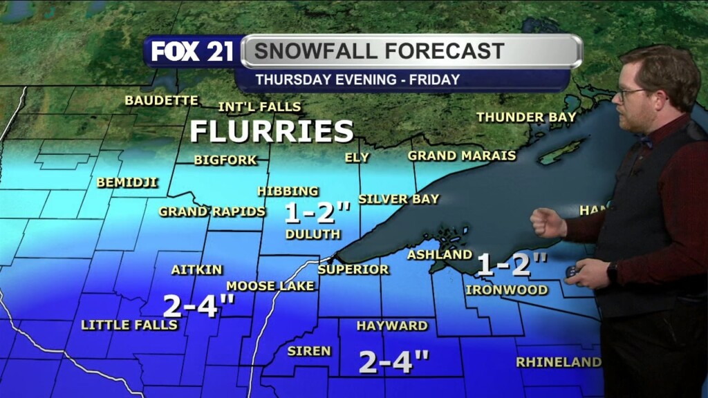 Wednesday Evening Northland Forecast