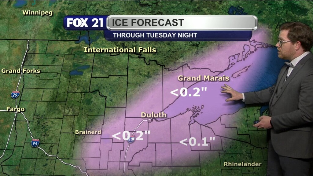 Monday Evening Northland Forecast