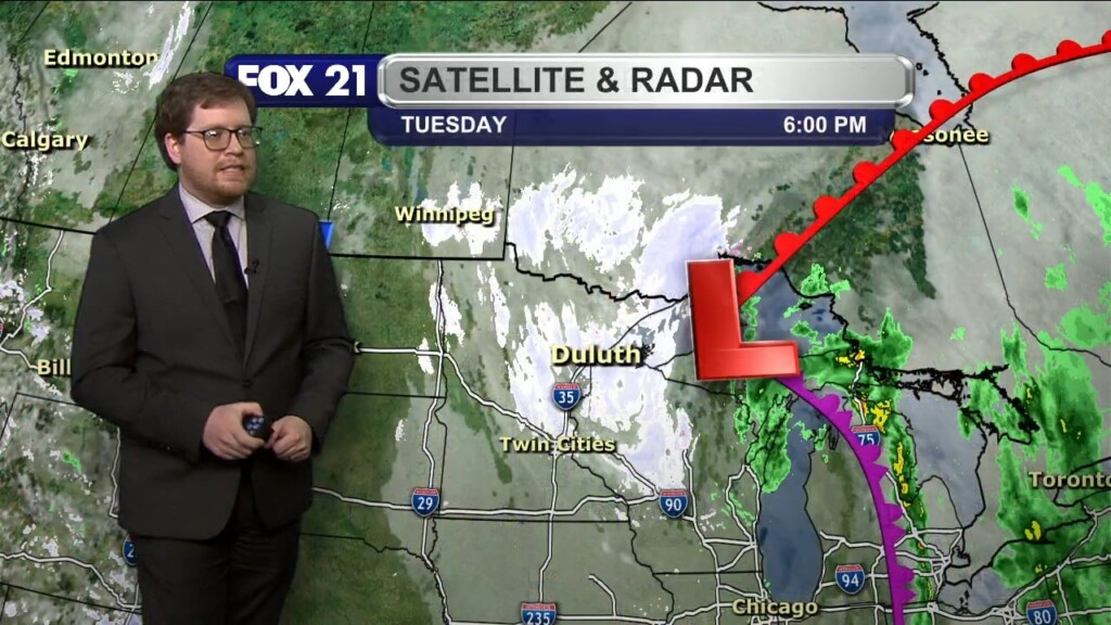 Tuesday Evening Northland Forecast