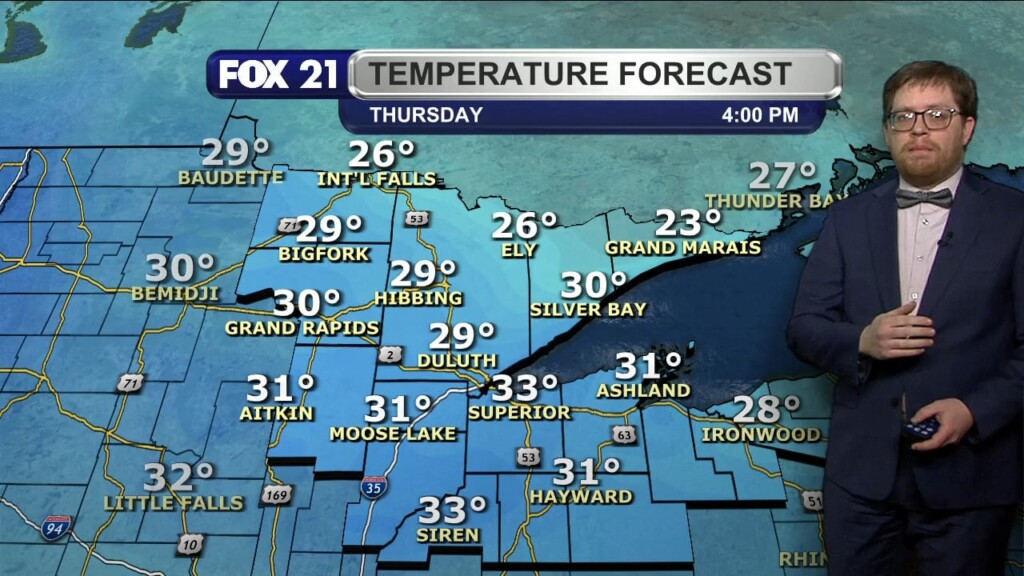 Wednesday Evening Northland Forecast