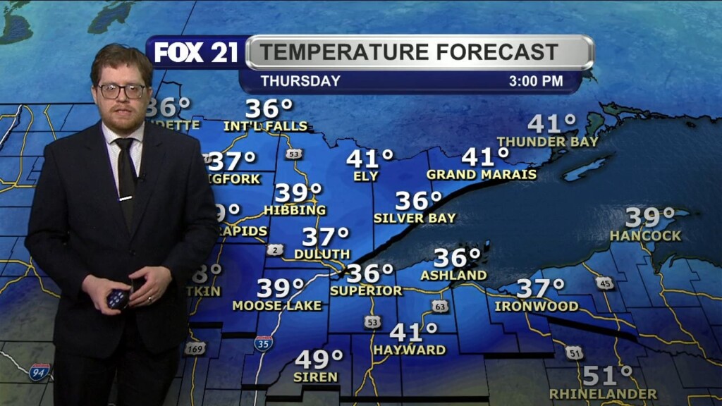 Wednesday Evening Northland Forecast