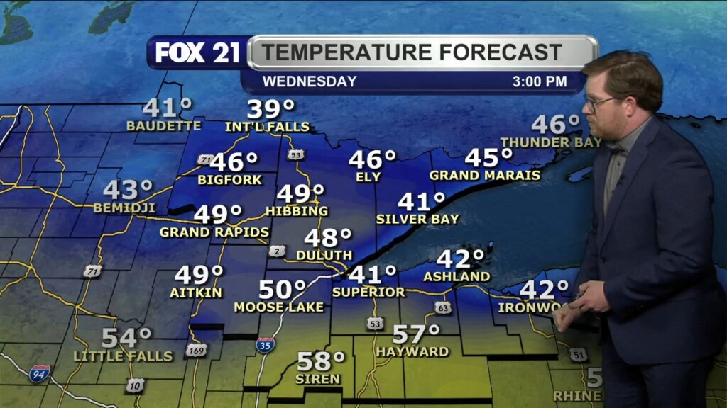 Tuesday Evening Northland Forecast