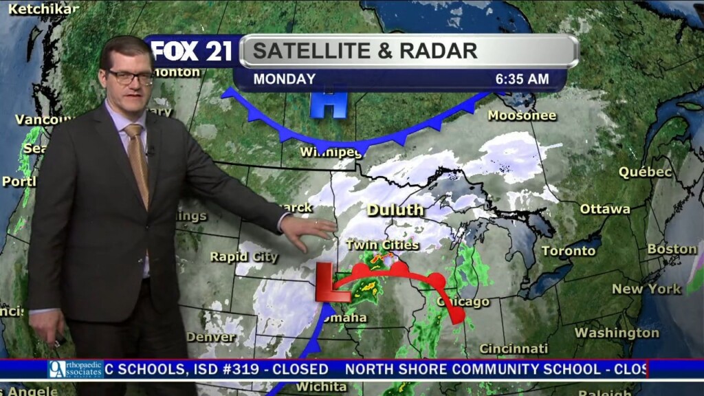 Monday, March 25, 2024 Morning Forecast