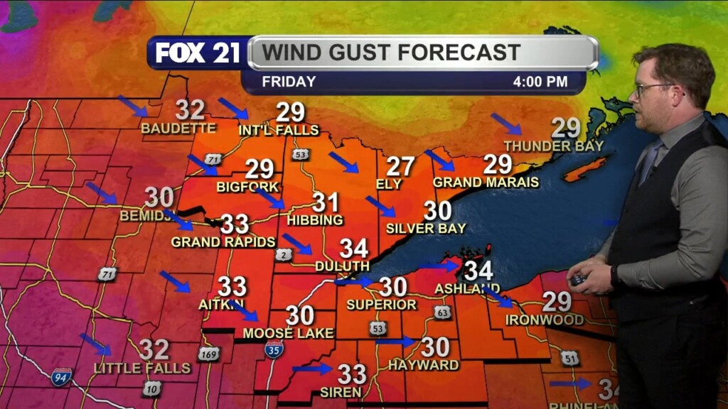 Thursday Evening Northland Forecast