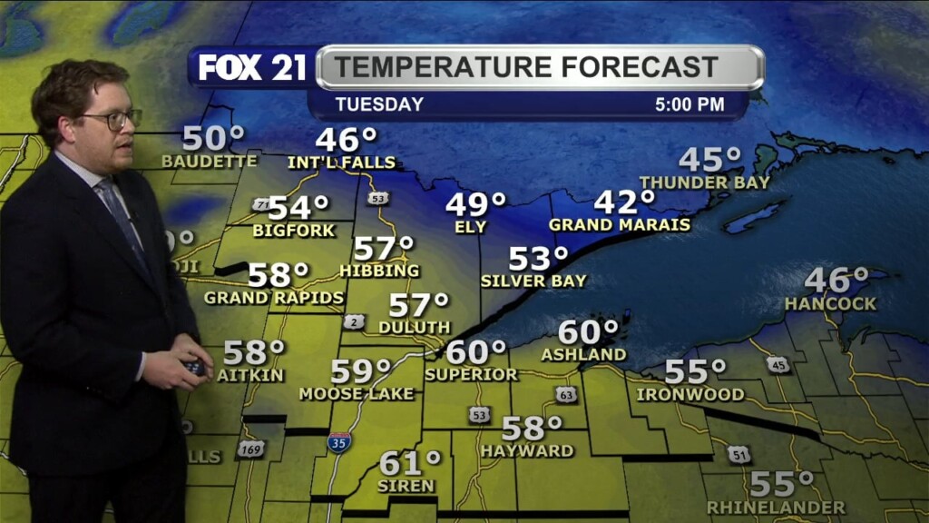 Monday Evening Northland Forecast