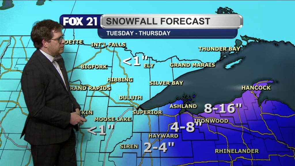 Tuesday Evening Northland Forecast