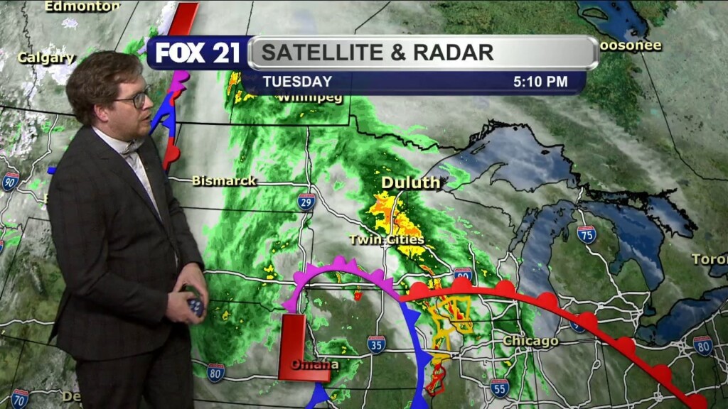 Tuesday Evening Northland Forecast