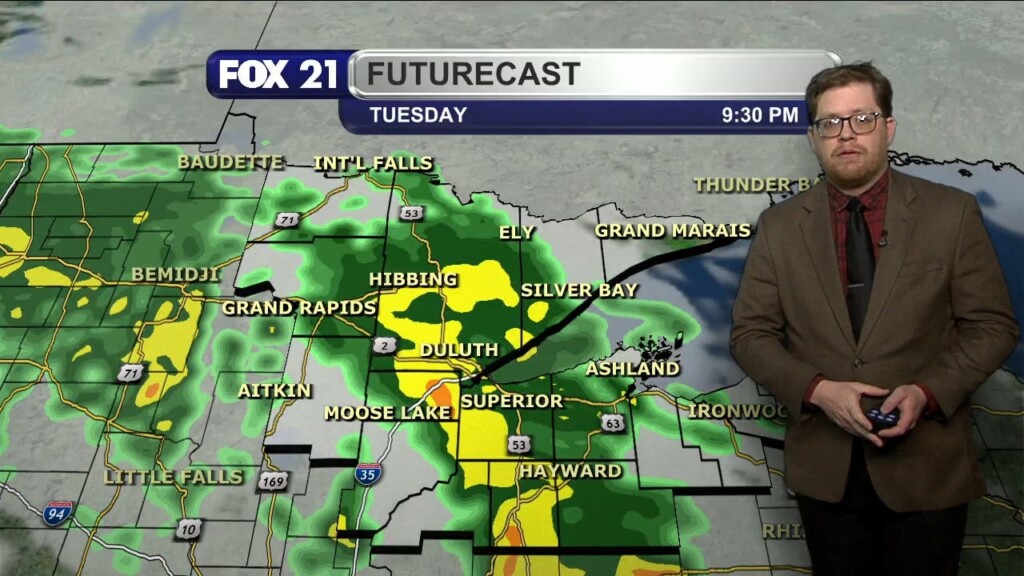 Monday Evening Northland Forecast