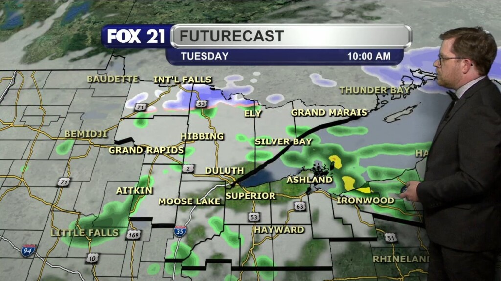 Monday Evening Northland Forecast