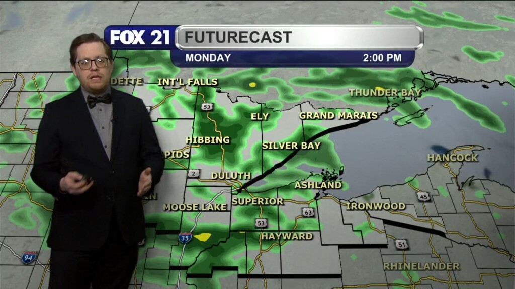 Sunday Evening Northland Forecast