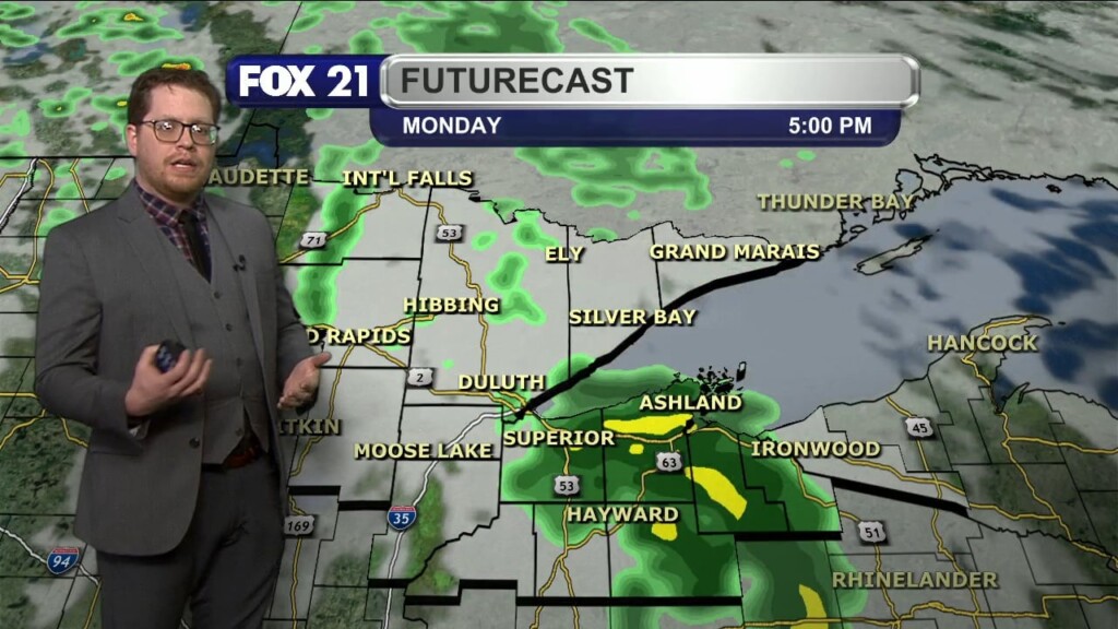 Sunday Evening Northland Forecast