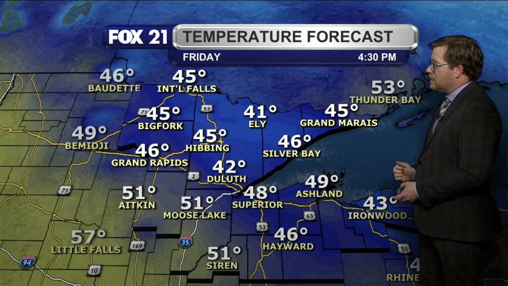 Thursday Evening Northland Forecast