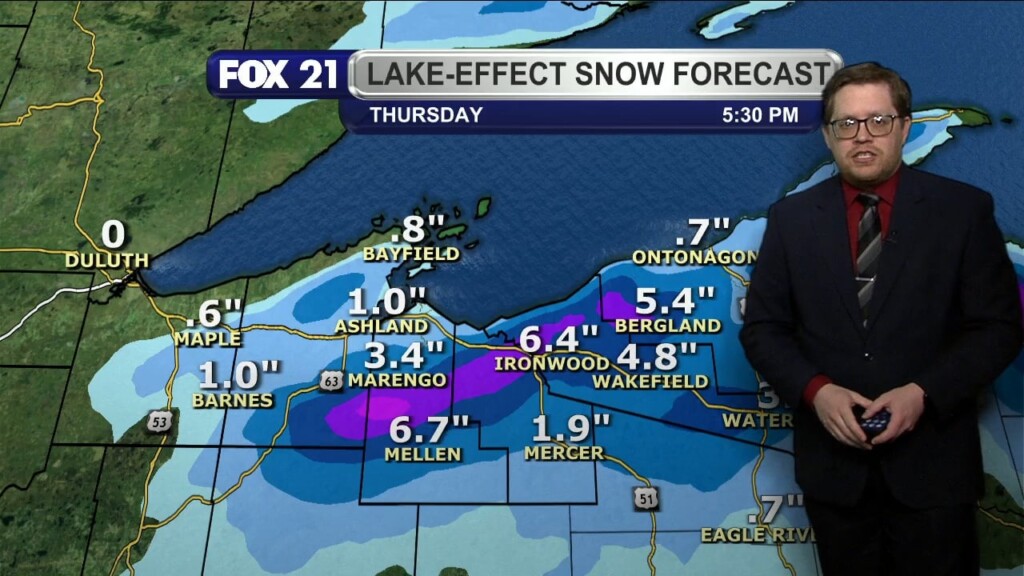 Wednesday Evening Northland Forecast