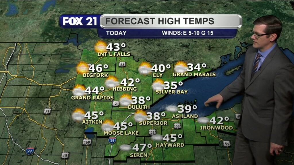 Monday, April 1, 2024 Morning Forecast