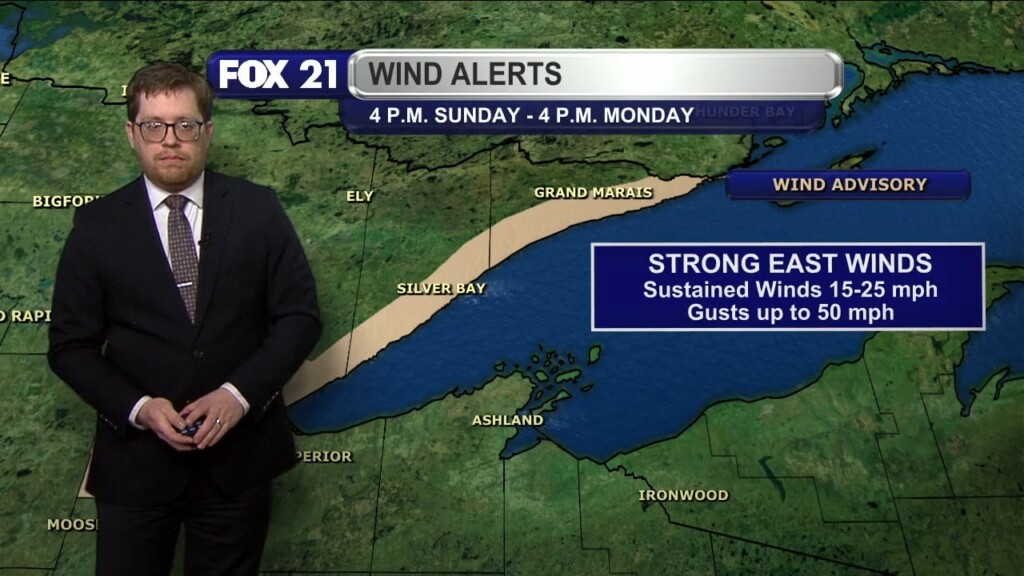 Sunday Evening Northland Forecast