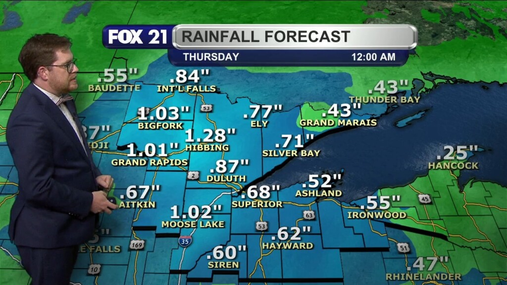Tuesday Evening Northland Forecast