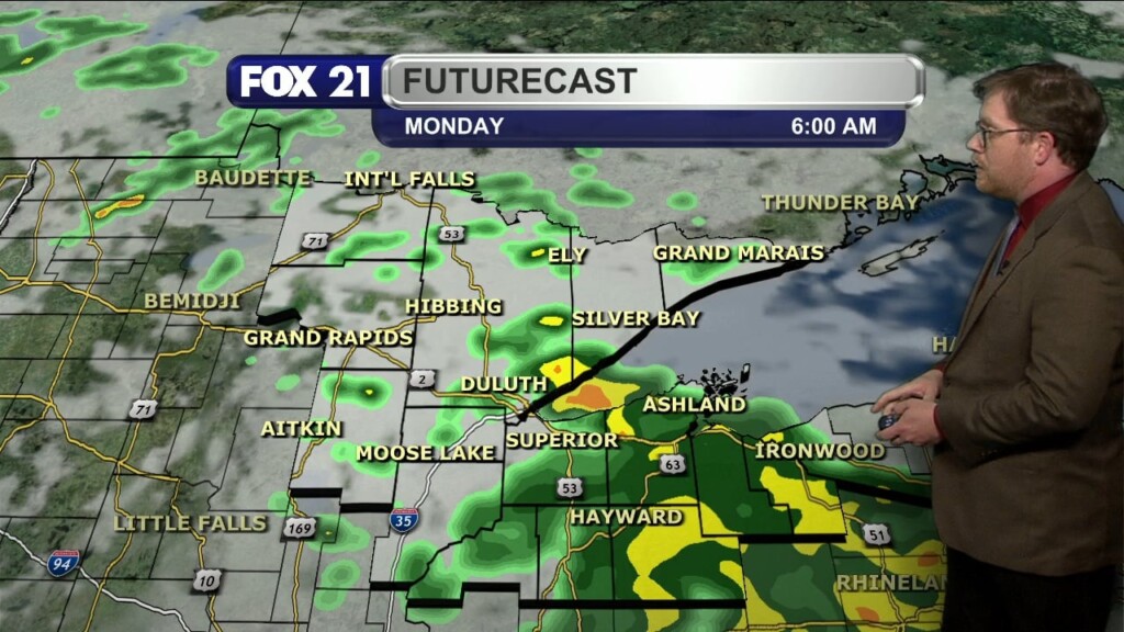 Sunday Evening Northland Forecast