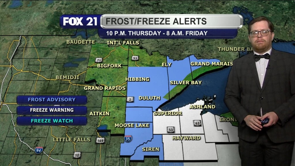 Thursday Evening Northland Forecast