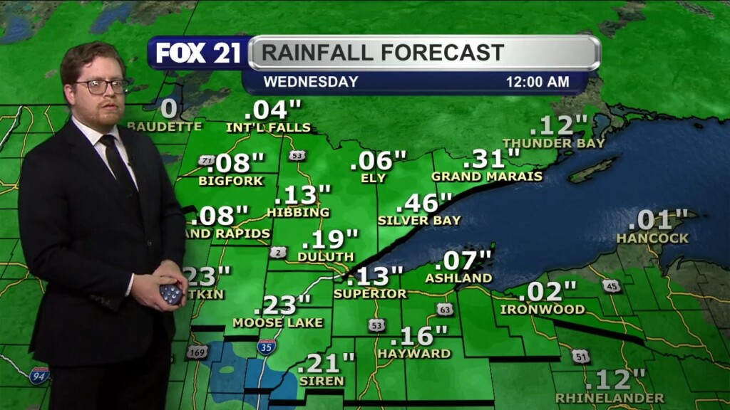 Monday Evening Northland Forecast