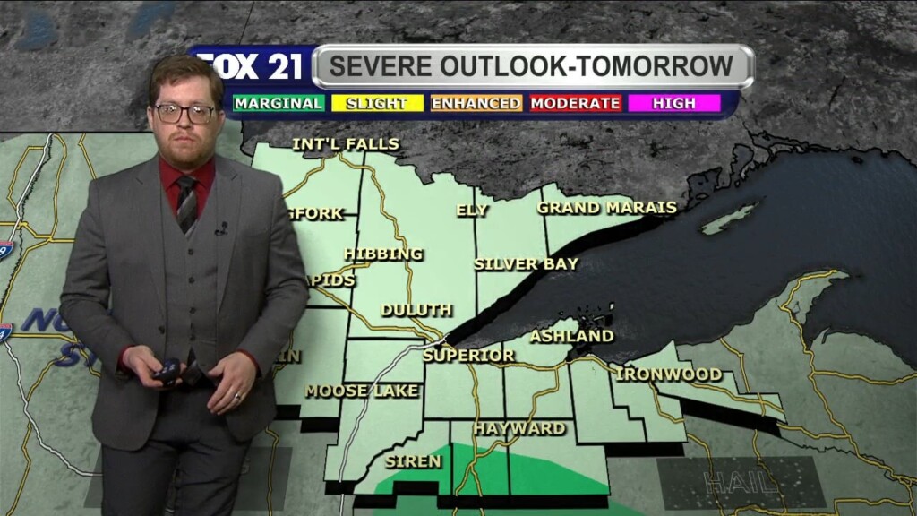 Monday Evening Northland Forecast