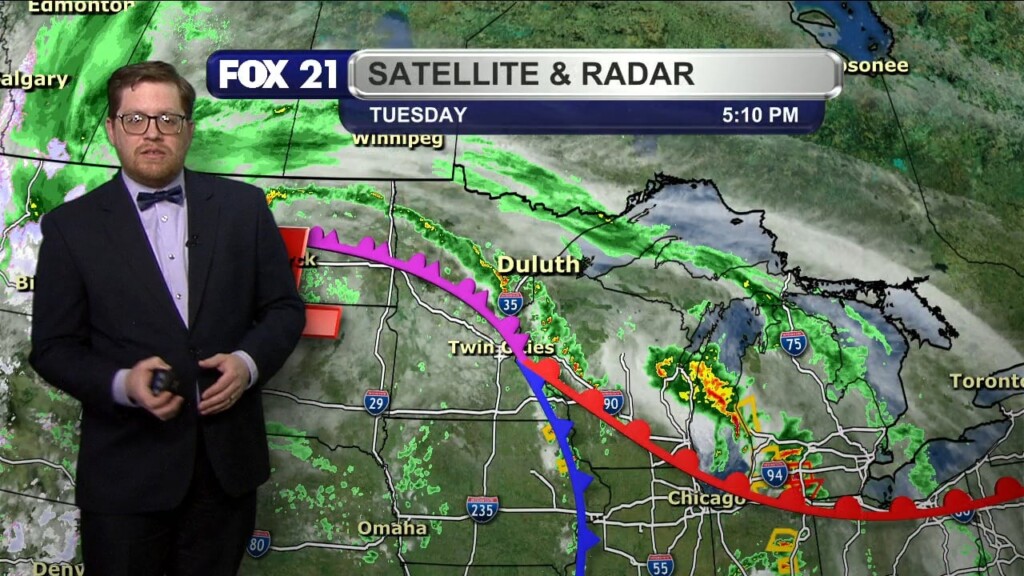 Tuesday Evening Northland Forecast