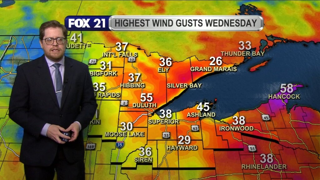 Wednesday Evening Northland Forecast