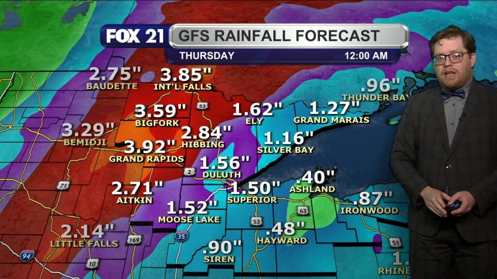 Monday Evening Northland Forecast