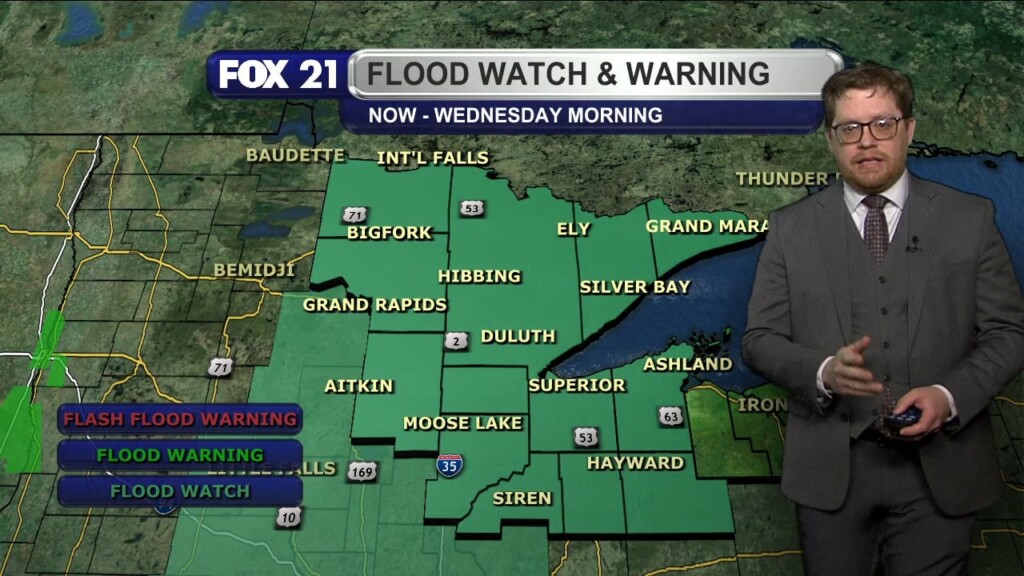 Tuesday Evening Northland Forecast
