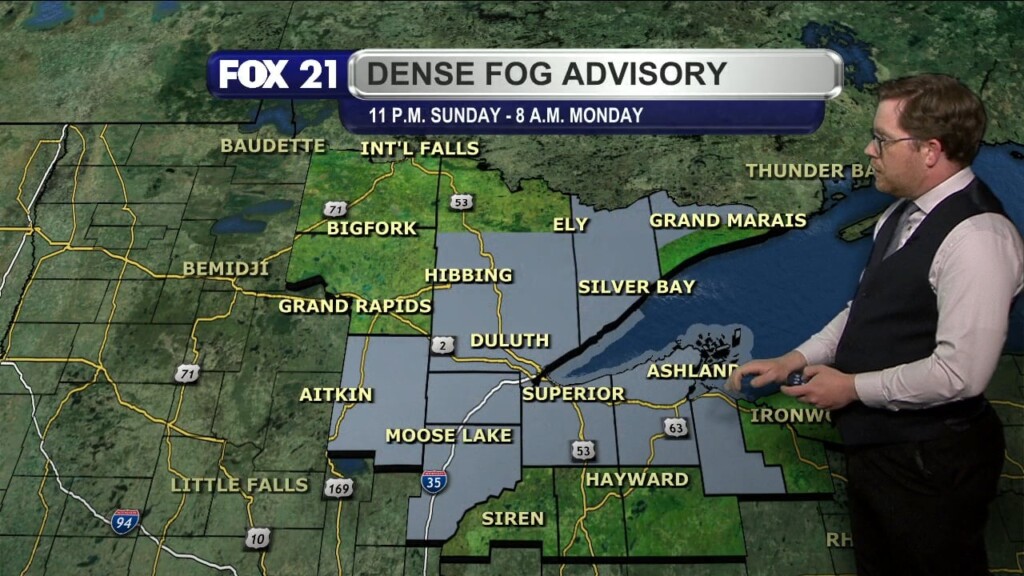 Sunday Evening Northland Forecast