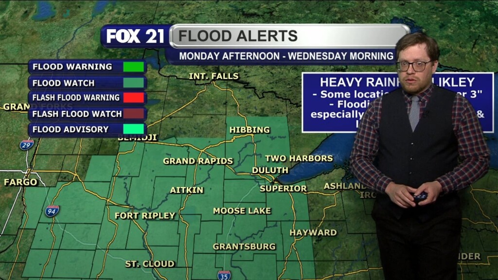 Sunday Evening Northland Forecast
