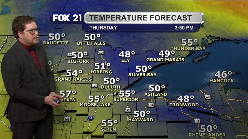 Wednesday Evening Northland Forecast