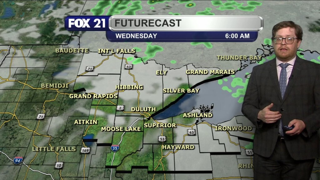 Tuesday Evening Northland Forecast