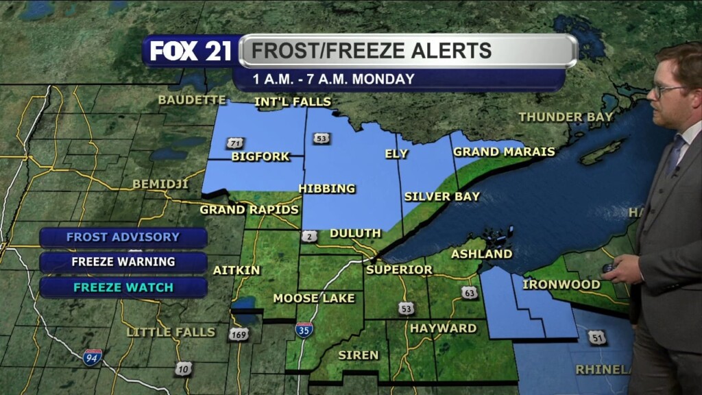 Sunday Evening Northland Forecast