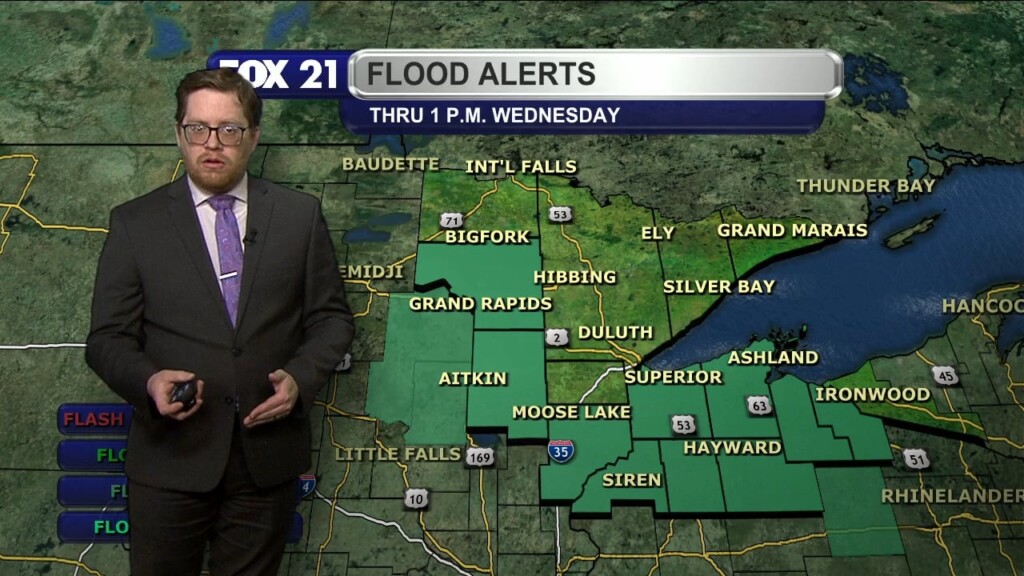 Tuesday Evening Northland Forecast