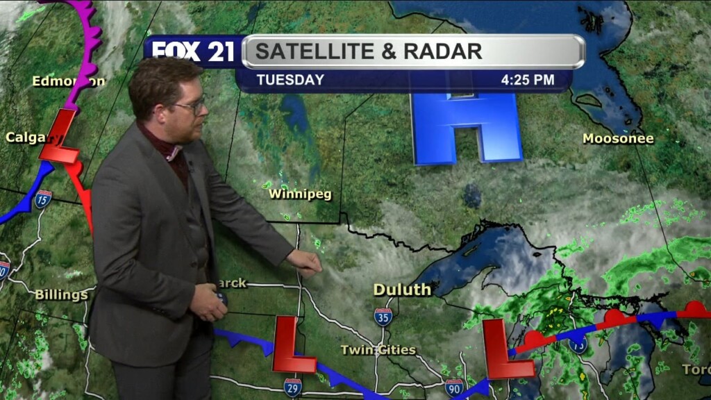 Tuesday Evening Northland Forecast