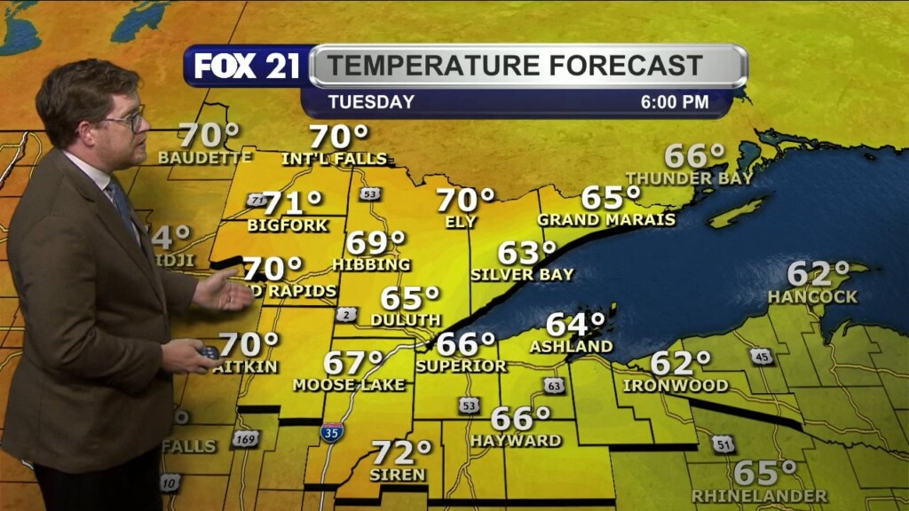 Monday Evening Northland Forecast