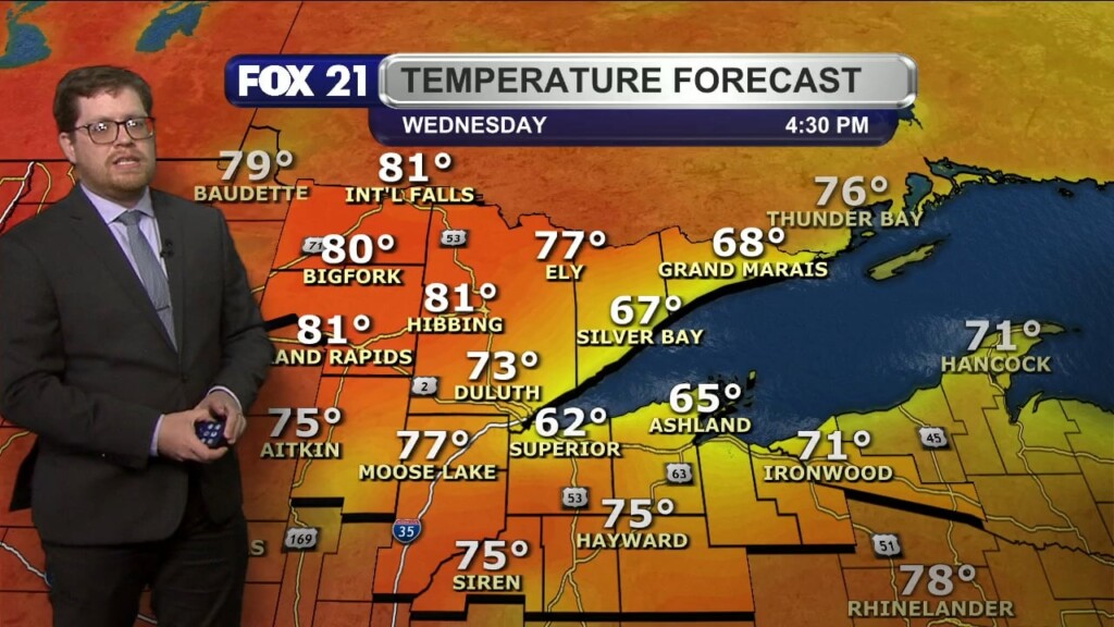 Tuesday Evening Northland Forecast