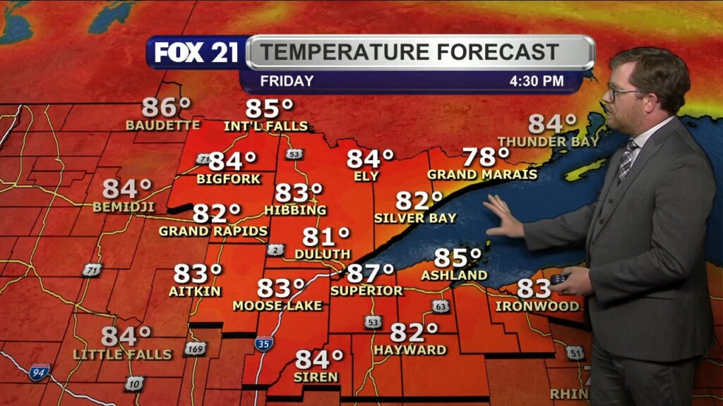 Thursday Evening Northland Forecast