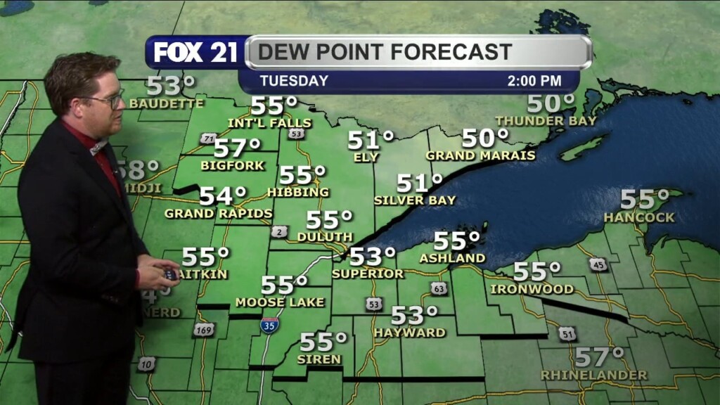 Monday Evening Northland Forecast