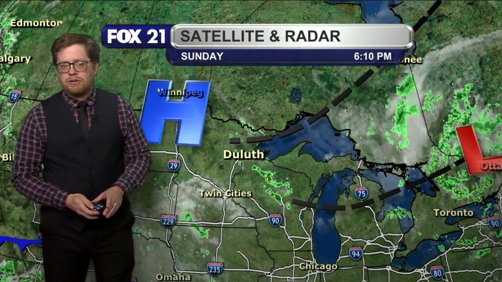 Sunday Evening Northland Forecast