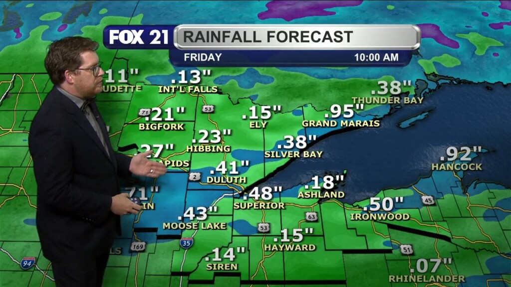 Tuesday Evening Northland Forecast