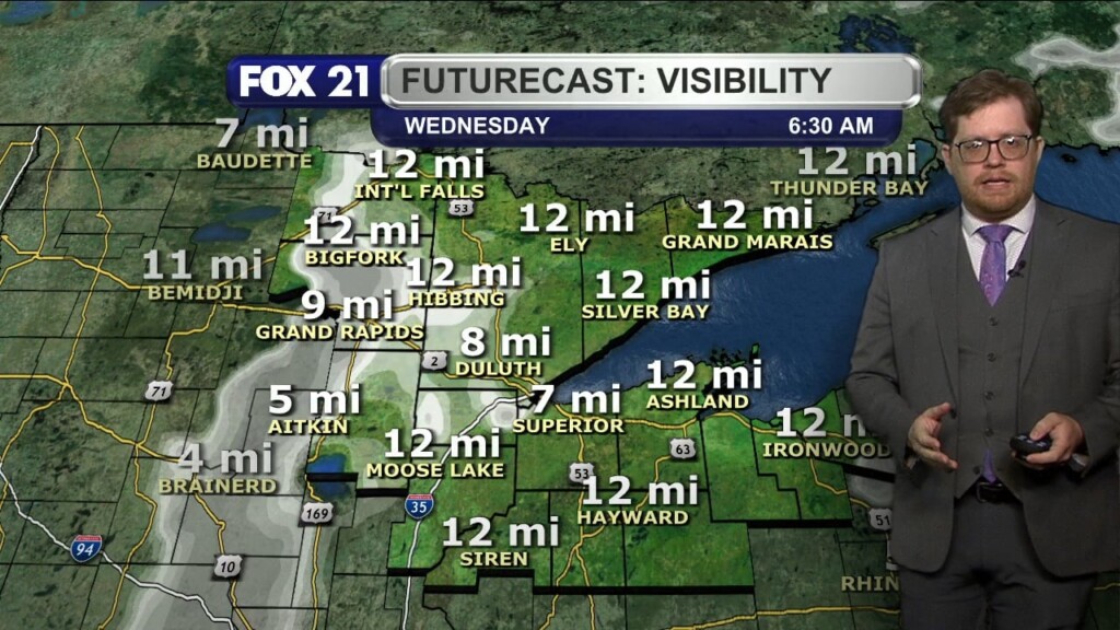 Tuesday Evening Northland Forecast