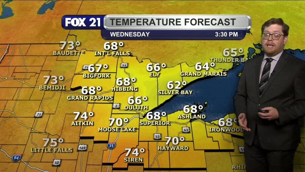 Tuesday Evening Northland Forecast