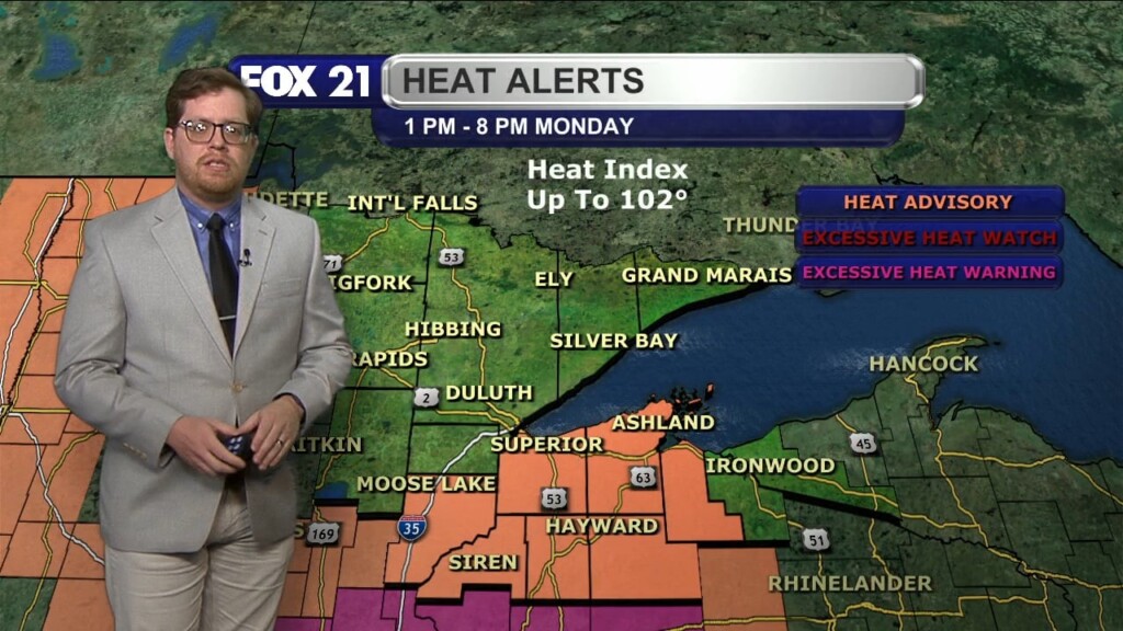 Sunday Evening Northland Forecast