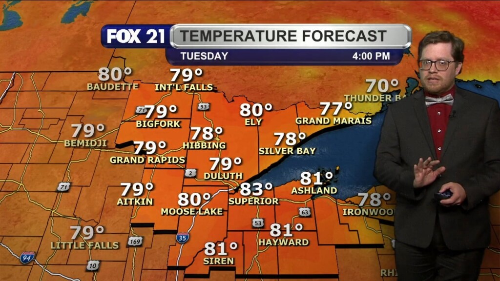 Monday Evening Northland Forecast