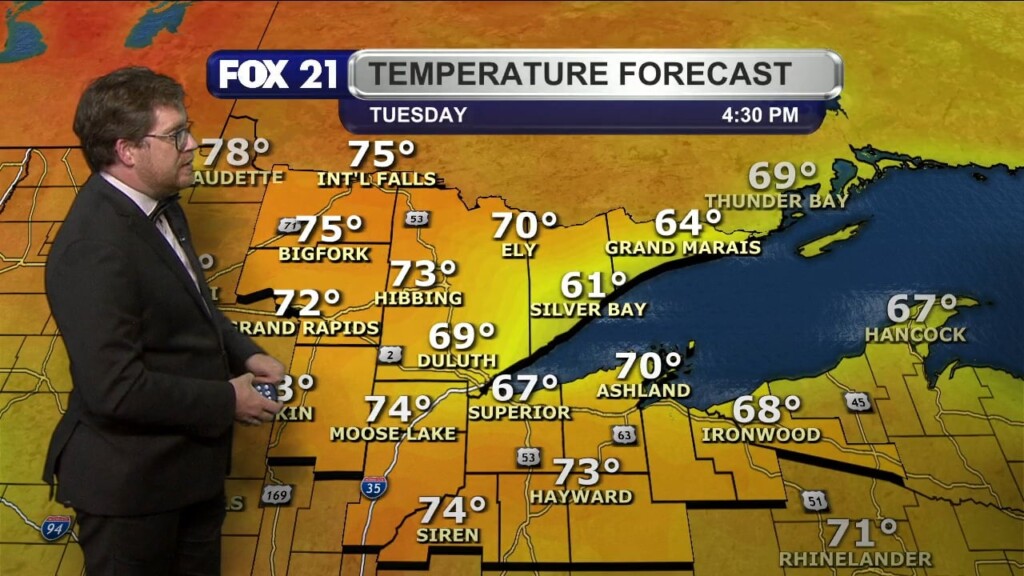 Monday Evening Northland Forecast